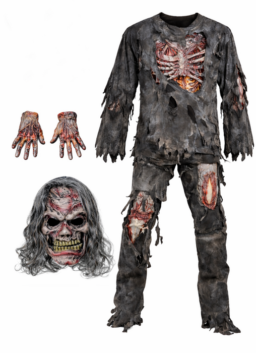 3D Zombie Kostuum deluxe