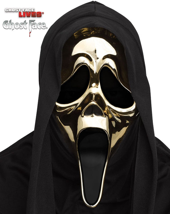 Ghost Face masker Goud