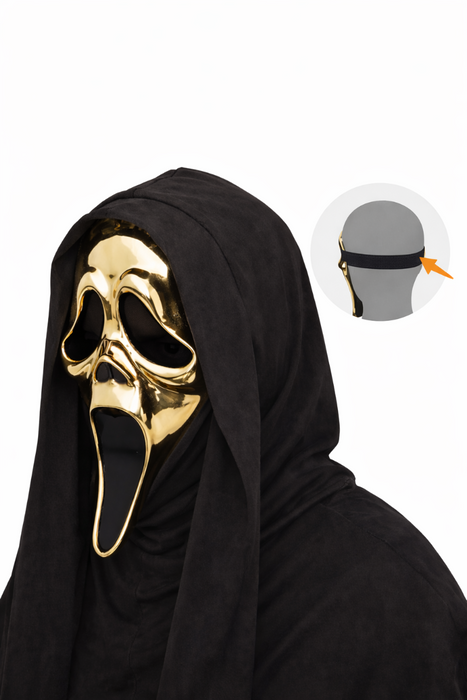 Ghost Face Masker Metallic