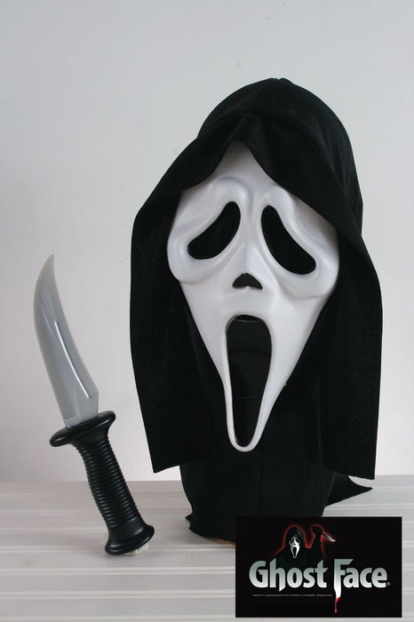Ghost Face setje masker en mes