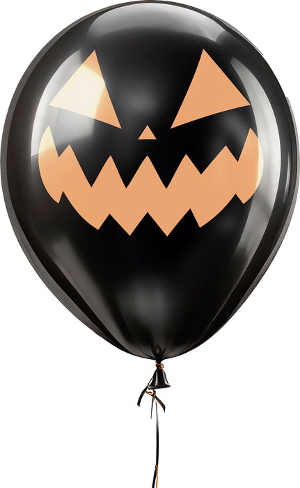 Ballonnen Halloween Pompoen 10st