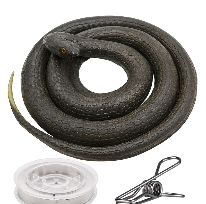 Fop Slang aan een vislijn