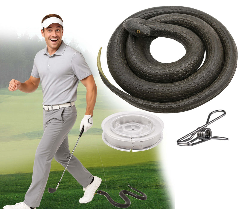 Fop Slang aan een vislijn