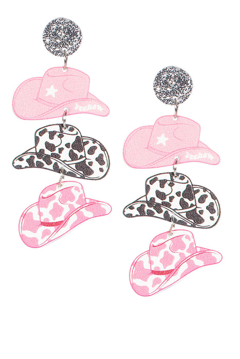 Oorbellen Pink Cowboy