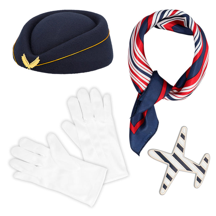 Stewardess Accessoireset 5-delig