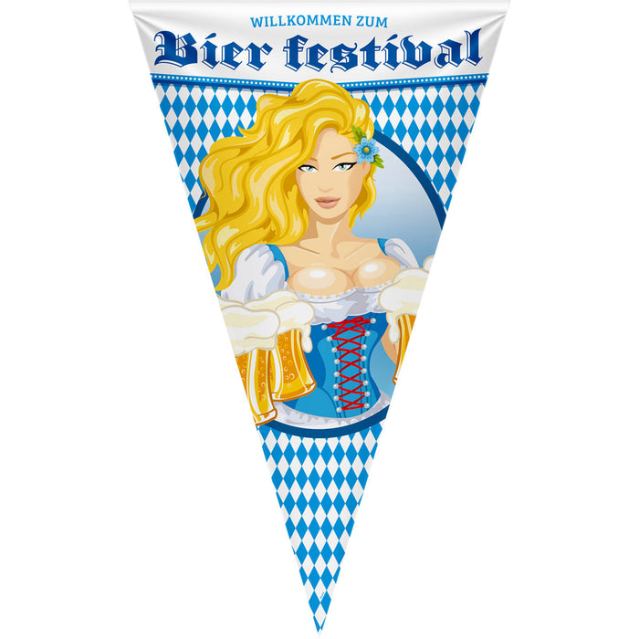 Megaflag Oktoberfest Bierpullen 90x150cm