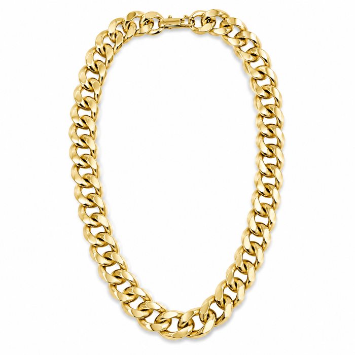 Gouden ketting massief