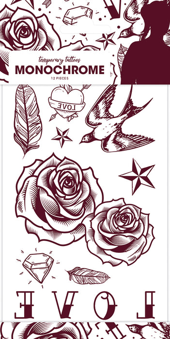 Tattoos Love monochrome