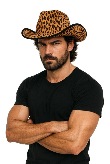 Cowboy hoed panterprint