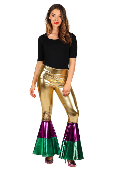 Metallic Discobroek dames