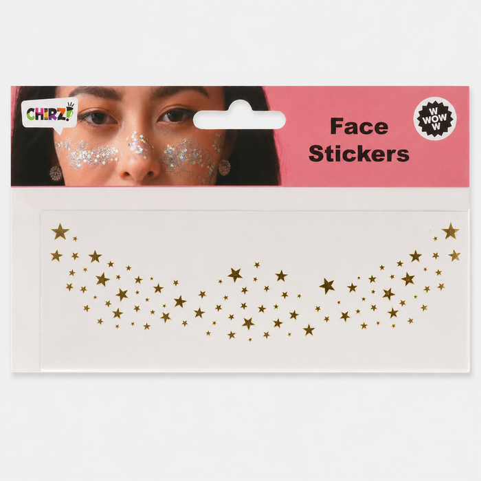 Gezichtssticker Shiny Star