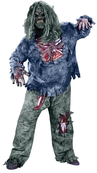 3D zombie kostuum XL 2XL