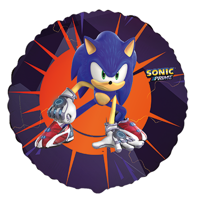 Folieballon Sonic Rond 46cm