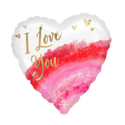 Folieballon I Love You Gouden Letters 43cm