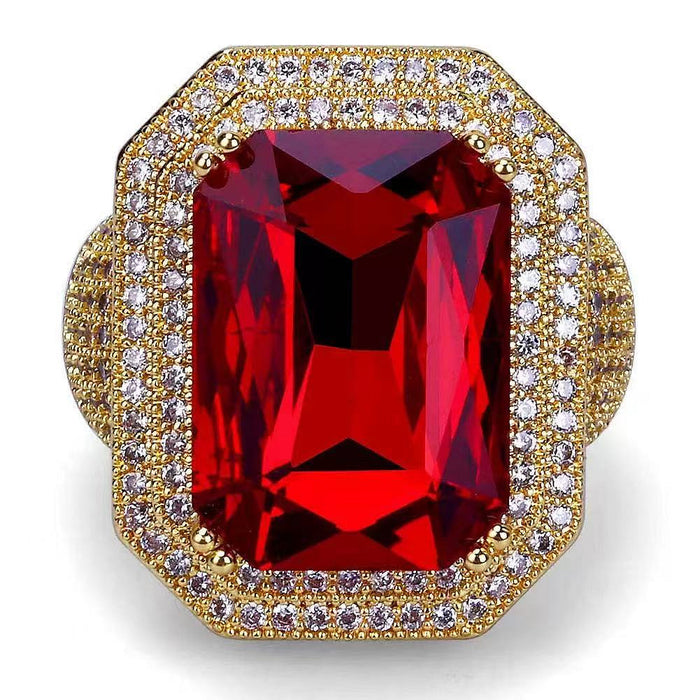 Sinterklaasring Ruby Deluxe