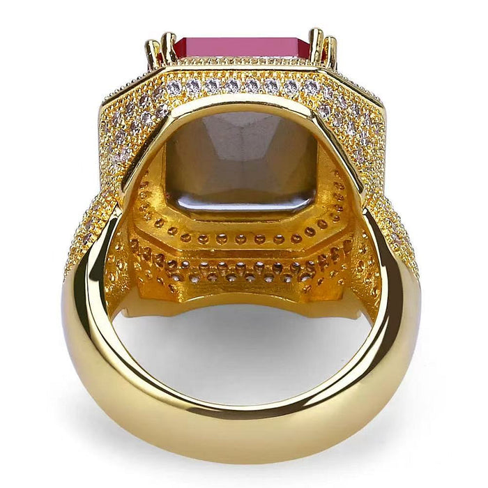 Sinterklaasring Ruby Deluxe