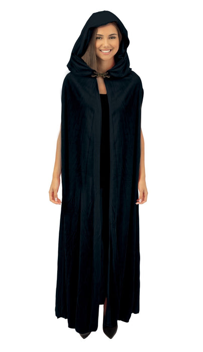 Velvet Cape met Capuchon 150cm