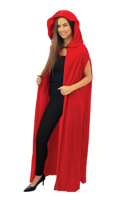 Velvet Cape met Capuchon 150cm