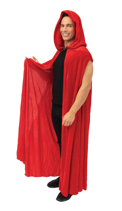 Velvet Cape met Capuchon 150cm