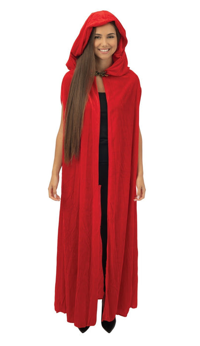 Velvet Cape met Capuchon 150cm