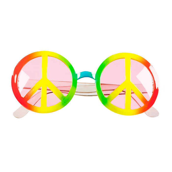 Bril hippie peace flower power
