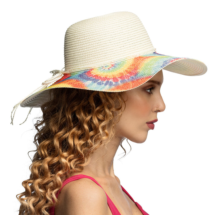 Hoed Balearic Flower Power