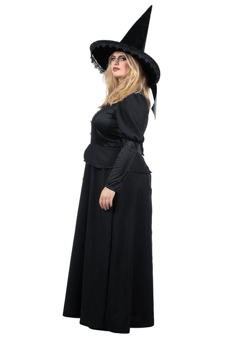 Heksenjurk Klassiek zwart