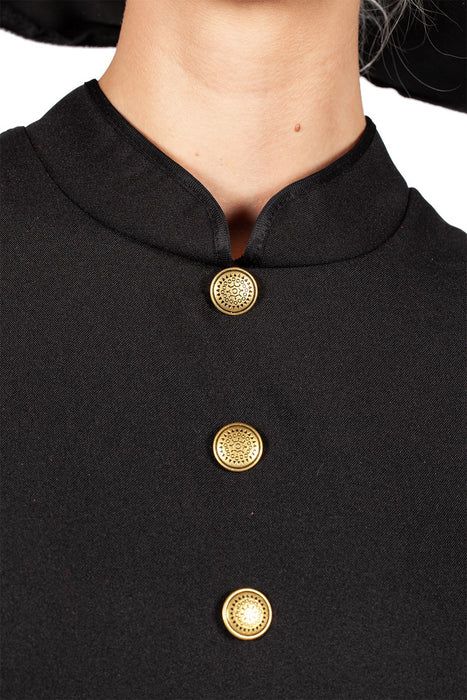 Heksenjurk Klassiek zwart