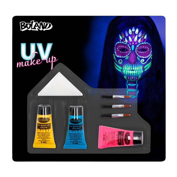 Make-up kit Bright skull UV
