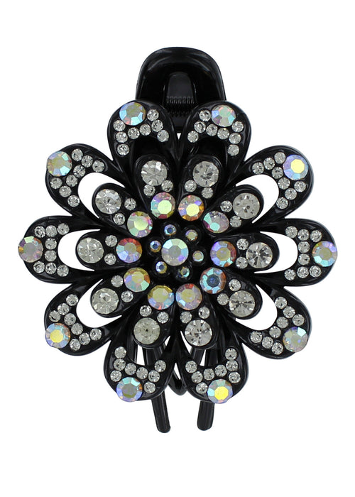 Haarklem Bloem met pailletten