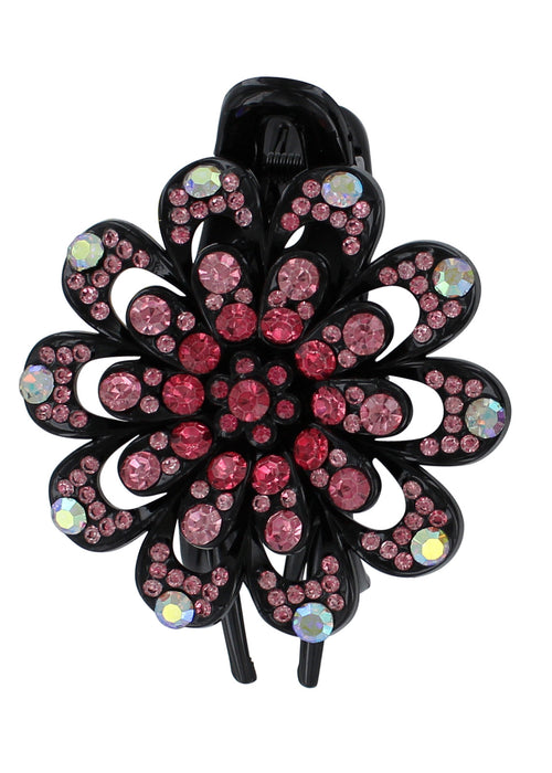 Haarklem Bloem met pailletten