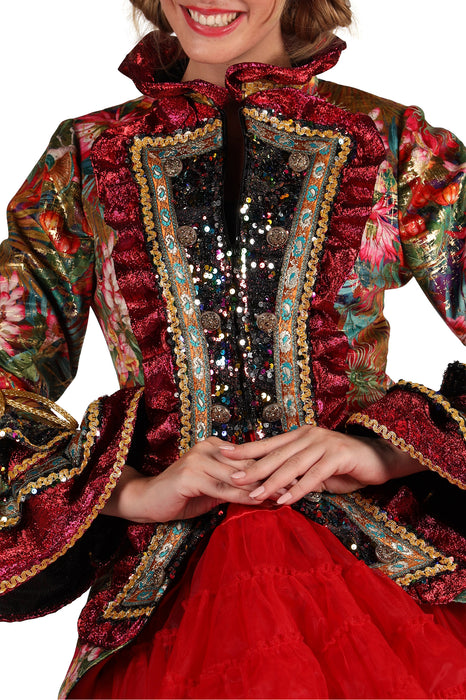 Carnavalsjas Carnavale Fiesta Flowers dames