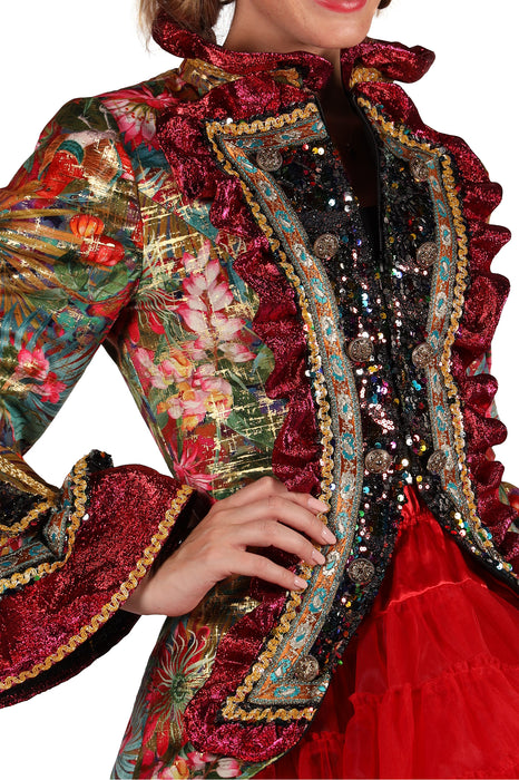 Carnavalsjas Carnavale Fiesta Flowers dames