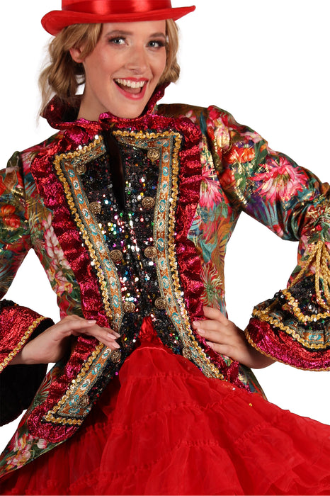 Carnavalsjas Carnavale Fiesta Flowers dames