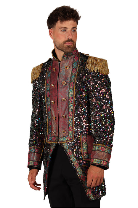Carnavalsjas Sequin Party heren