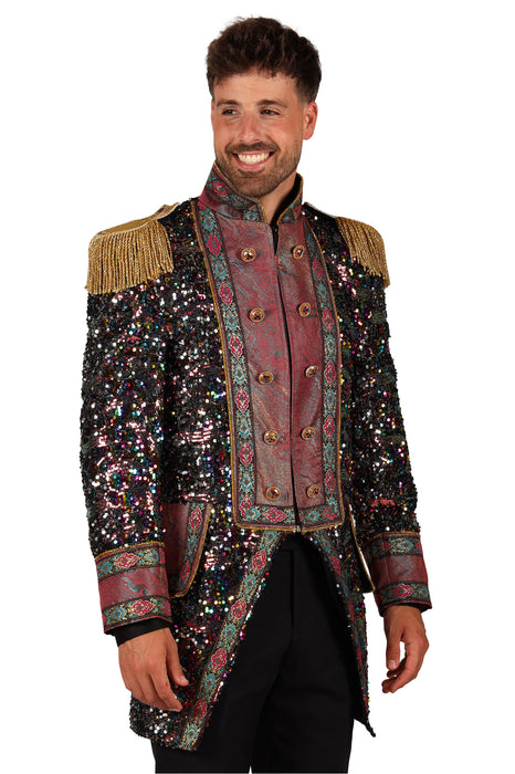 Carnavalsjas Sequin Party heren