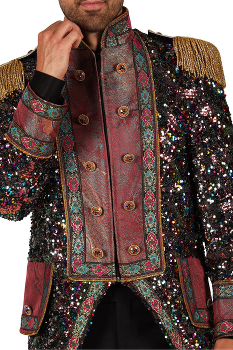 Carnavalsjas Sequin Party heren