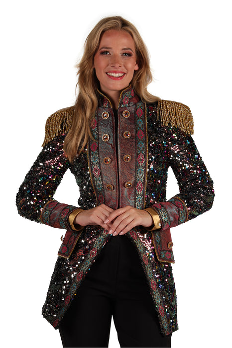 Carnavalsjas Sequin Party dames