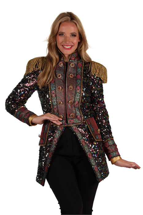 Carnavalsjas Sequin Party dames