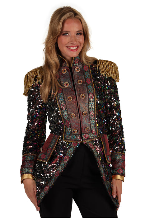 Carnavalsjas Sequin Party dames