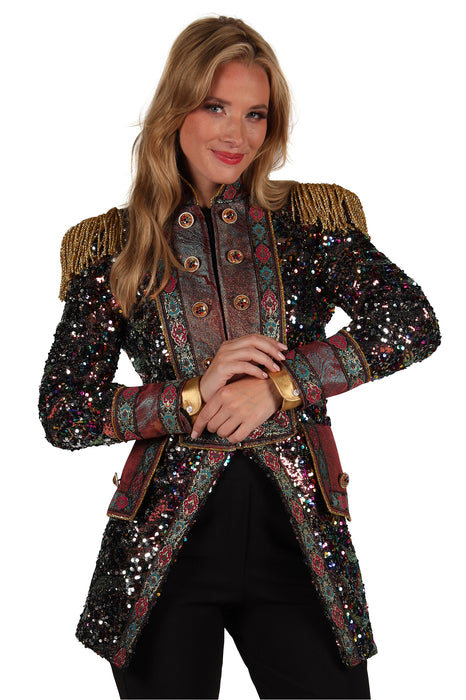 Carnavalsjas Sequin Party dames