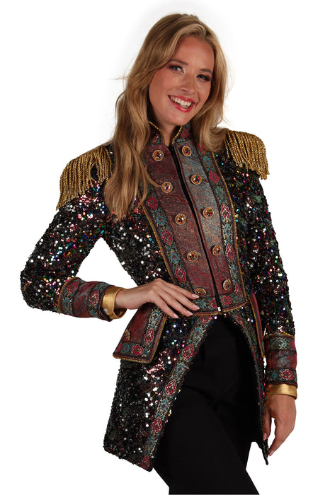 Carnavalsjas Sequin Party dames