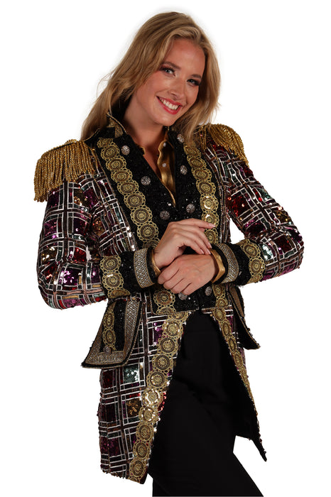 Carnavalsjas Sequin Mirror dames