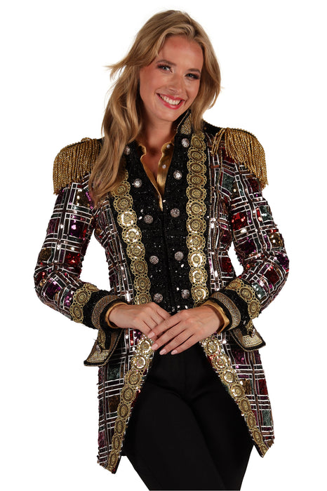 Carnavalsjas Sequin Mirror dames