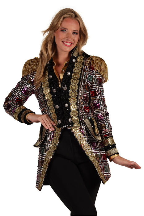 Carnavalsjas Sequin Mirror dames