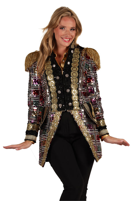 Carnavalsjas Sequin Mirror dames