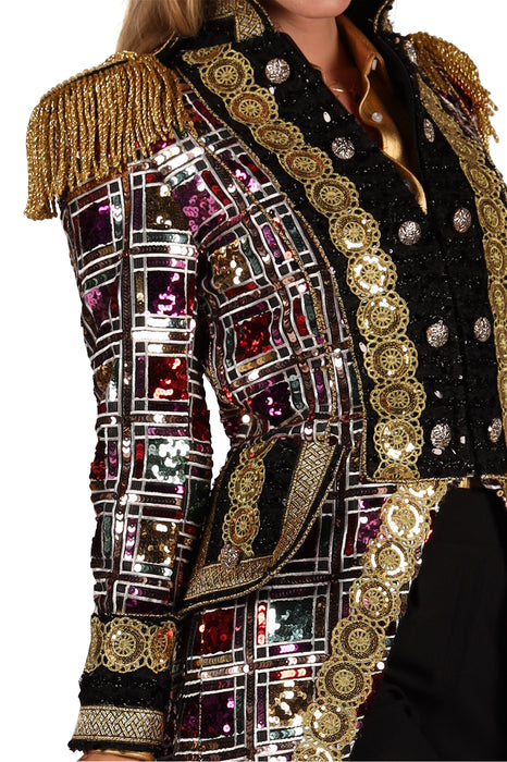 Carnavalsjas Sequin Mirror dames