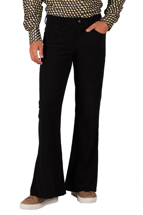 Ribcordbroek 70's voor Heren