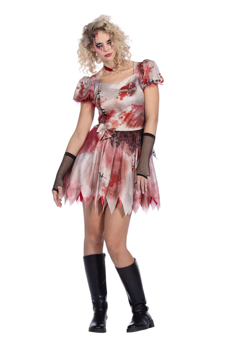 Halloween jurk zombe bloed