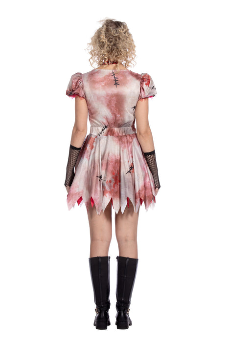 Halloween jurk zombe bloed